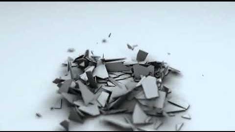 Cinema 4D Exploding cube