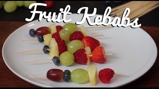 Easy Cheaty Fruit Kebabs - Crumbs