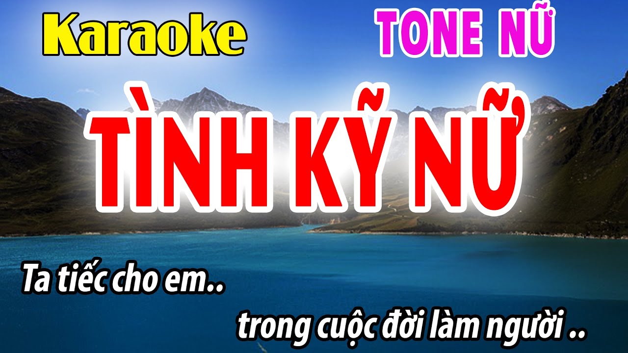 Tình Kỹ Nữ Karaoke Tone Nữ | Am | Đời Sống và Âm Nhạc