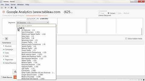 Tableau Training & Tutorials   04 11 Connecting to Data   Connecting to Google Analytics