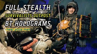 Survivalists Camp Full Stealth (Using BT Holograms) Death Stranding 2