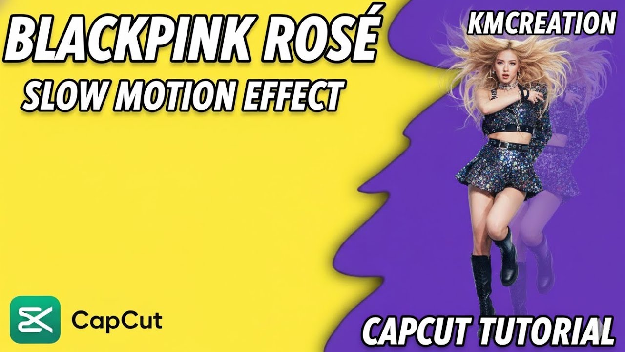 Blackpink Rosé de Slow Motion Effect Capcut Tutorial Video Kmcreation ...