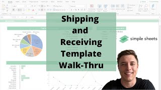 Shipping and Receiving Excel Logistics Template Video Tutorial by Simple Sheets