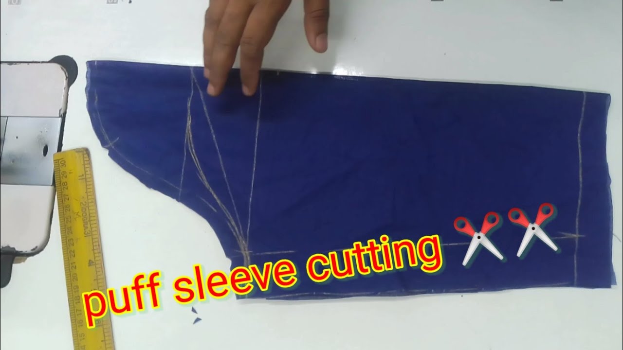 puff sleeve cutting , ghoti hata kating karne ka sahi tarika YouTube