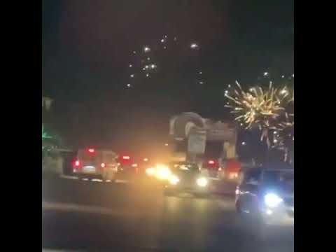 إطلاق الالعاب الناريه في سماء صنعاء إحتفالآ وإبتهاجآ بذكرى مولد الرسول الاعظم للعام 2022