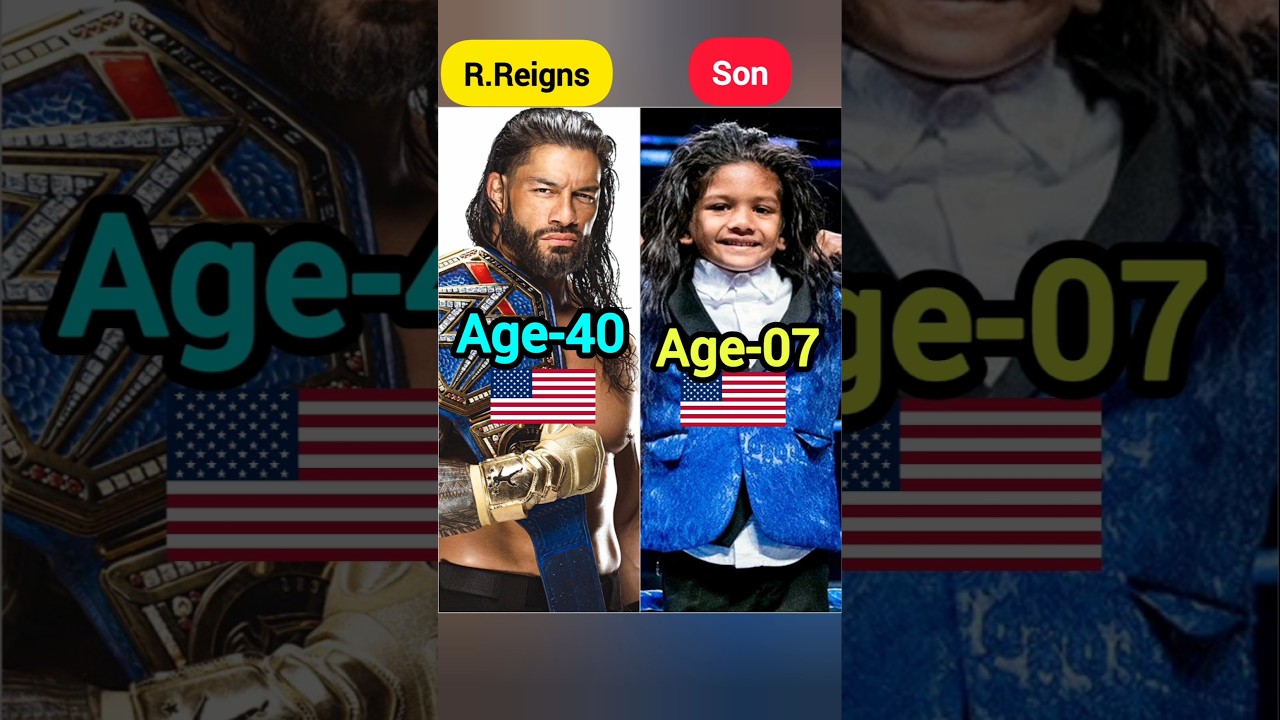 World Famous Wrestlers & Their Sons Age | WWE & Wrestling Family Facts