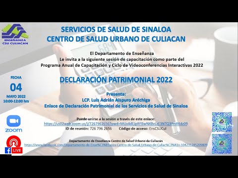 CSU Culiacán   PAC y CVCI 2022   Declaración Patrimonial 2022