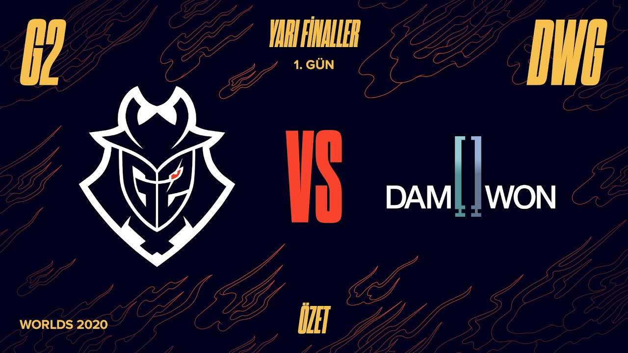 G2 Esports ( G2 ) vs DAMWON Gaming ( DWG ) 1. Maç Özeti - Worlds 2020 Yarı Final