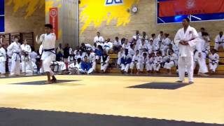 Heian Godan Elim Male 14-15 Guyana V ? Ikd World Cup 2015 Shotokan Karate