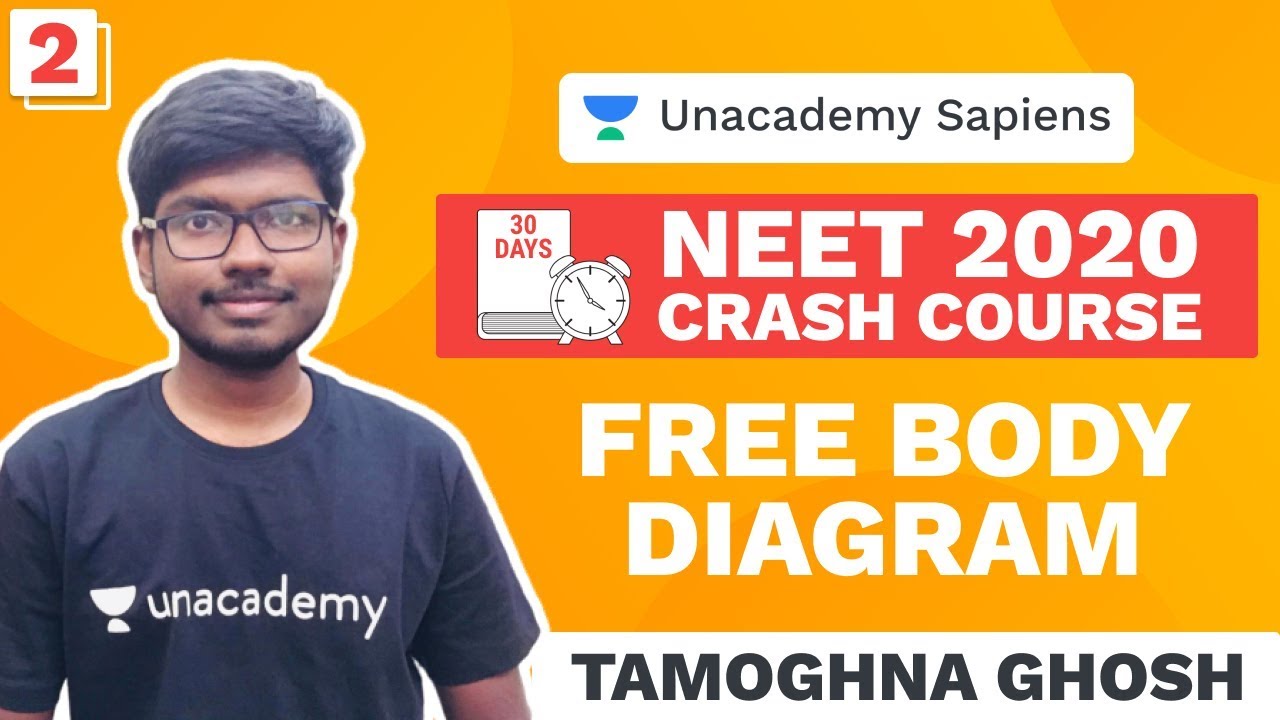 30 Days NEET 2020 Crash Course | Free Body Diagram | Physics | Tamoghna Ghosh