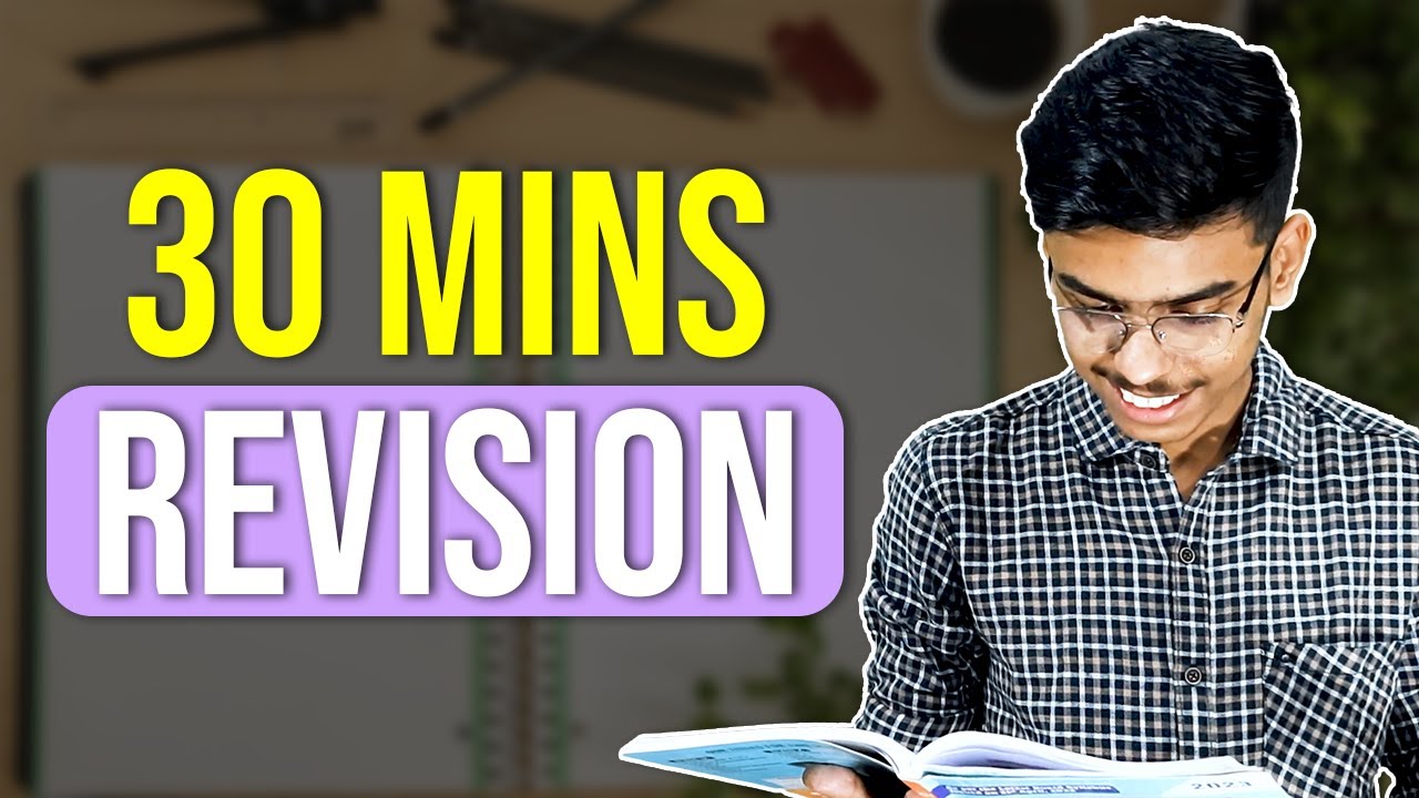 how-to-revise-one-chapter-in-just-30-minutes-how-to-do-revision