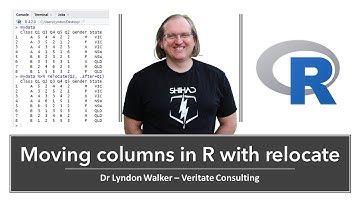 Moving columns in R with relocate