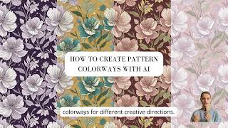 How to Create Seamless Pattern Colorways with AI