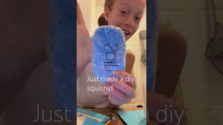 I used a sponge,tape,sharpie,