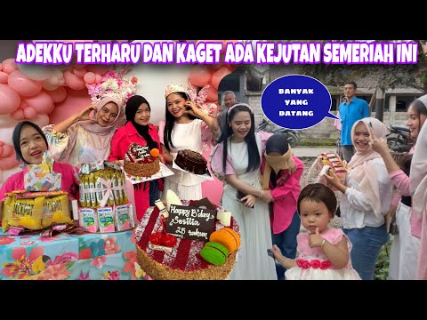 SUKSES BIKIN TERHARU KEJUTAN ULTAH ADEKKU INI TIDAK AKAN TERLUPAKAN, MAKAN SEPUASNYA SEMUA BAHAGIA