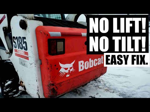 BOBCAT S185 スキッドステアローダー：リフト・チルト不動の診断と修理 | リフト＆チルトバルブ