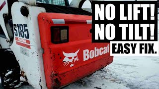 BOBCAT S185 SKID STEER LOADER NO LIFT, NO TILT DIAG & REPAIR | LIFT & TILT VALVE