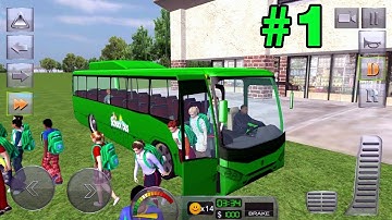 School Bus Driver 3D Simulator Android/iOS Gameplay #1