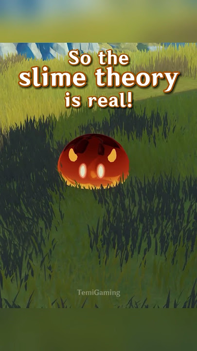 The slime theory was proven correct #genshinimpact #shorts #hoyoverse