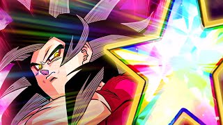 IS THE NEW BEST HERE?? 100% RAINBOW STAR LR FULL POWER SSJ4 GOKU! (DBZ: Dokkan Battle)
