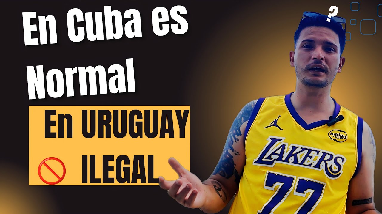 ILEGAL EN URUGUAY! 🚫 Pero normal en Cuba 🇨🇺