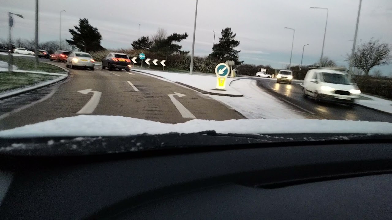 Ice/Snow on this morning's drive 