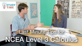 Last Minute Tips For Ncea Level 3 Calculus Studytime Nz