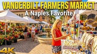 Vanderbilt Farmers Market: Looking For A Treasure in Naples Florida [4K]