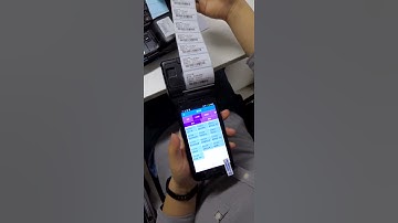 CM550S handheld label printer with barcode scanner