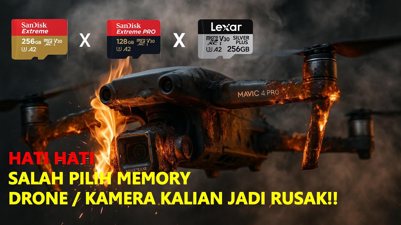 WARNING, SALAH PILIH MEMORY, DRONE KALIAN BISA RUSAK.. NOT ABOUT FCCM MOD 
