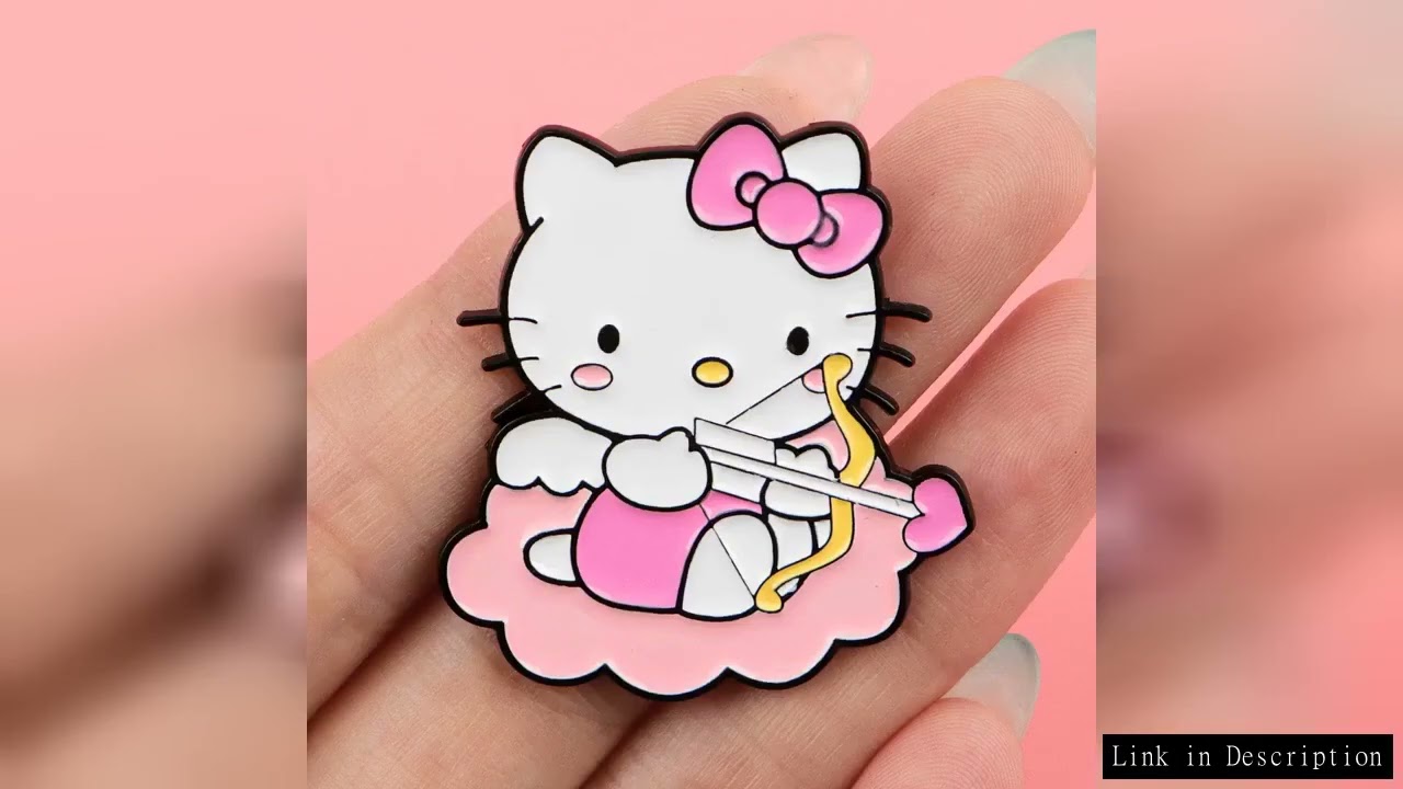Kawaii Cat Enamel Pins Cartoon Girls Brooches Badge Lapel Pin For Backpack Clothes Accessories Anime
