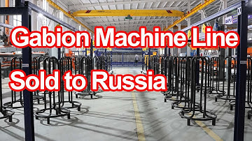 Gabion Machine Line Sold to Russia | Wire Mesh Making Machine | DAPU&RKM Machinery