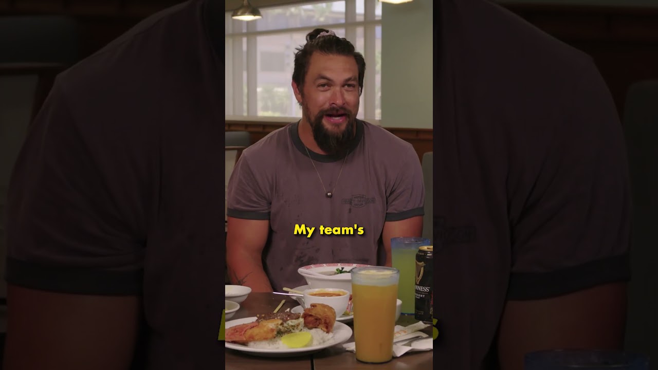 Jason Momoa loves Salt and Vinegar on Deep Fried Fish!
