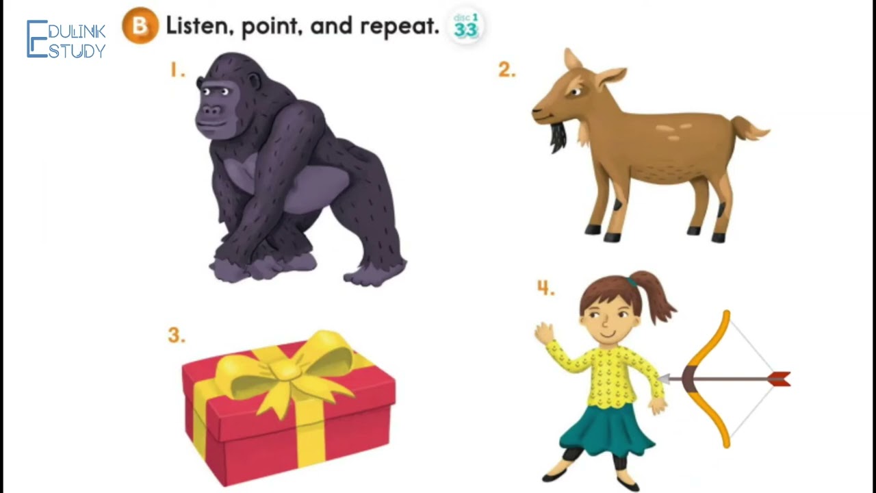 Oxford Phonics World - Lesson 7 - Letter G, g - Gorilla, Goat, Gift, Girl