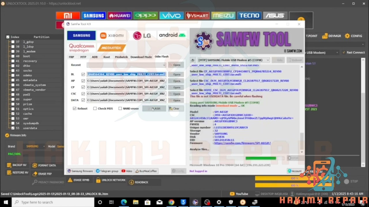 A032f KG LOCK REMOVE U2,U3,U4,U5 PROCEDURE-A03 CORE MDM REMOVE BY UNLOCKTOOL