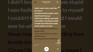 S For we Belong Together  By Mariah Careyplease Come Back For Part 2 Like And Subscribe