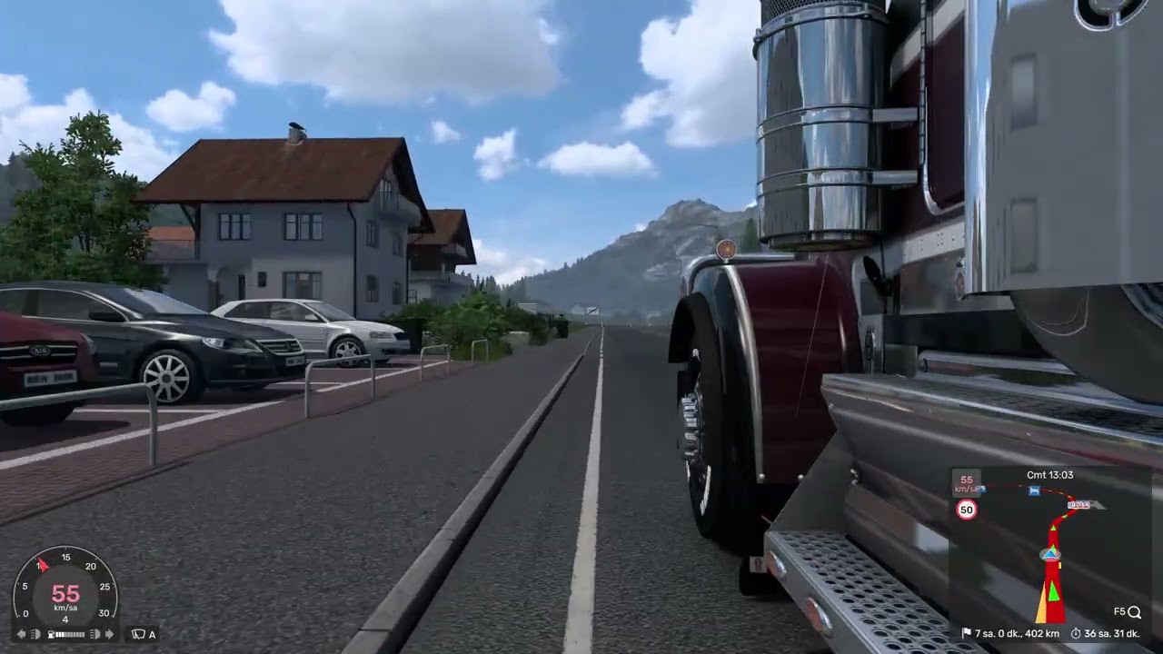 ETS2 Kenworth: İsviçre Zirvesinden Güvenli İnebilecek miyiz?