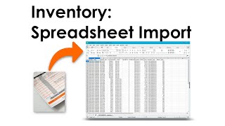 Inventory: Spreadsheet Import
