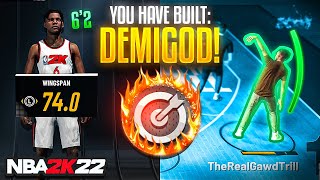 I CREATED A 6’2 SPEEDBOOSTING SHARPSHOOTING DEMIGOD ON NBA 2K22! (MY OFFICIAL BUILD + PARK GAMEPLAY)