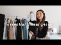 CLOSET ESSENTIALS | how to build your wardrobe