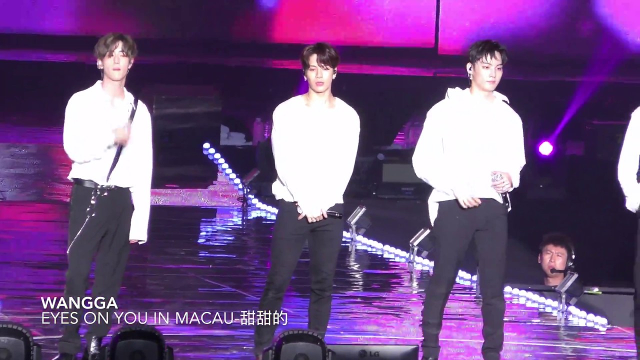 [4K]180602 GOT7 EYES ON YOU IN MACAU- 甜甜的Sweet (王嘉爾JACKSON FOCUS)