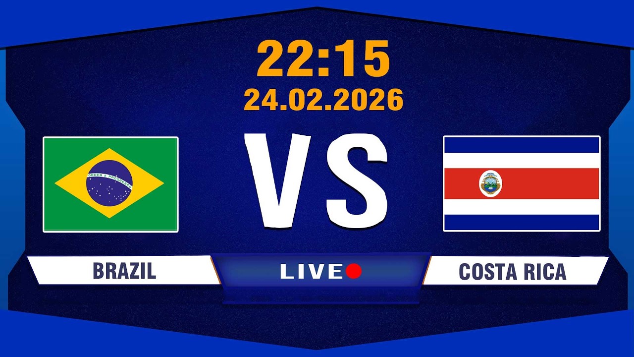 🔴 Brazil vs Costa Rica | Ép sân nghẹt thở, bùng nổ phút chót