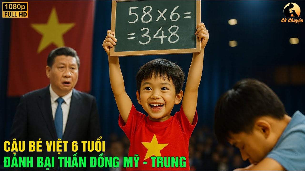 Trung Quốc Choáng Váng: Cậu Bé Việt 6 Tuổi Đánh Bại Thần Đồng Nước Họ Ngay Trên Sân Khấu Quốc Tế