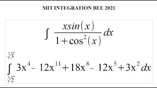 UC Berkeley Integration Bee 20021 Qualifier Sheet 1 - 2 Integrals