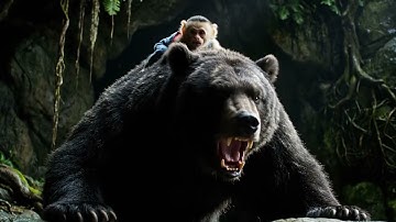 The brave monkey enlists the Bear