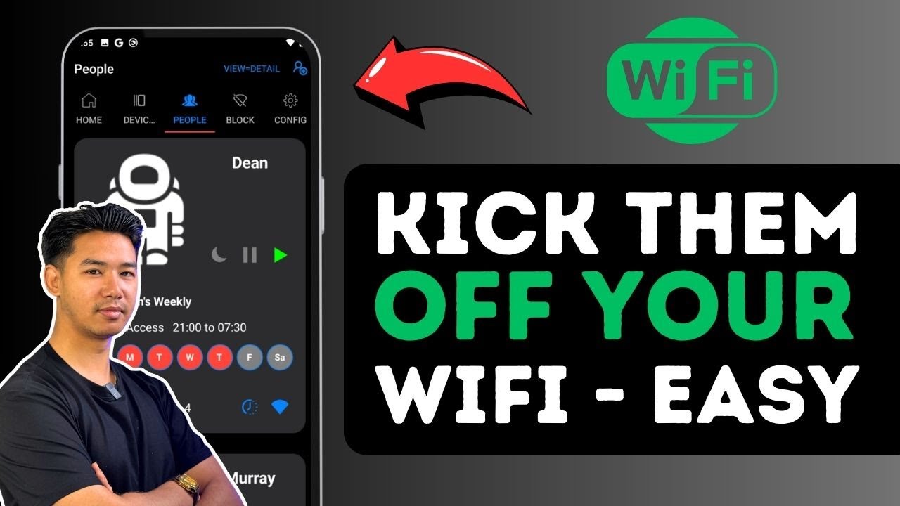How To Kick Someone Off Your WiFi (EASY!) - YouTube
