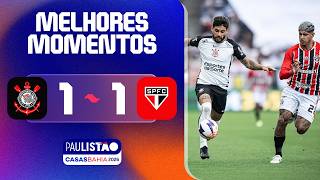 Download Lagu CORINTHIANS 1 X 1 SÃO PAULO | MELHORES MOMENTOS | 3ª RODADA | PAULISTÃO CASAS BAHIA 2026 MP3