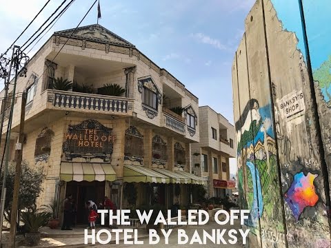 た*ー様 バンクシー THE WALLED OFF HOTEL WallSouv Banksy's Walled Off Hotel in Bethlehem • Inspiring City