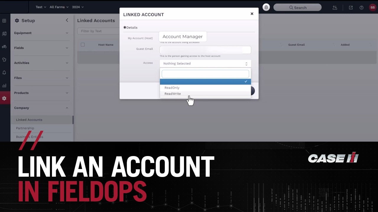 How to Link an Account in FieldOps - YouTube