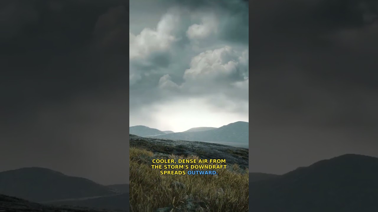 What causes that terrifying shelf cloud before a storm